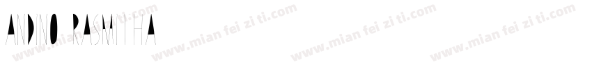Andino Rasmitha字体转换